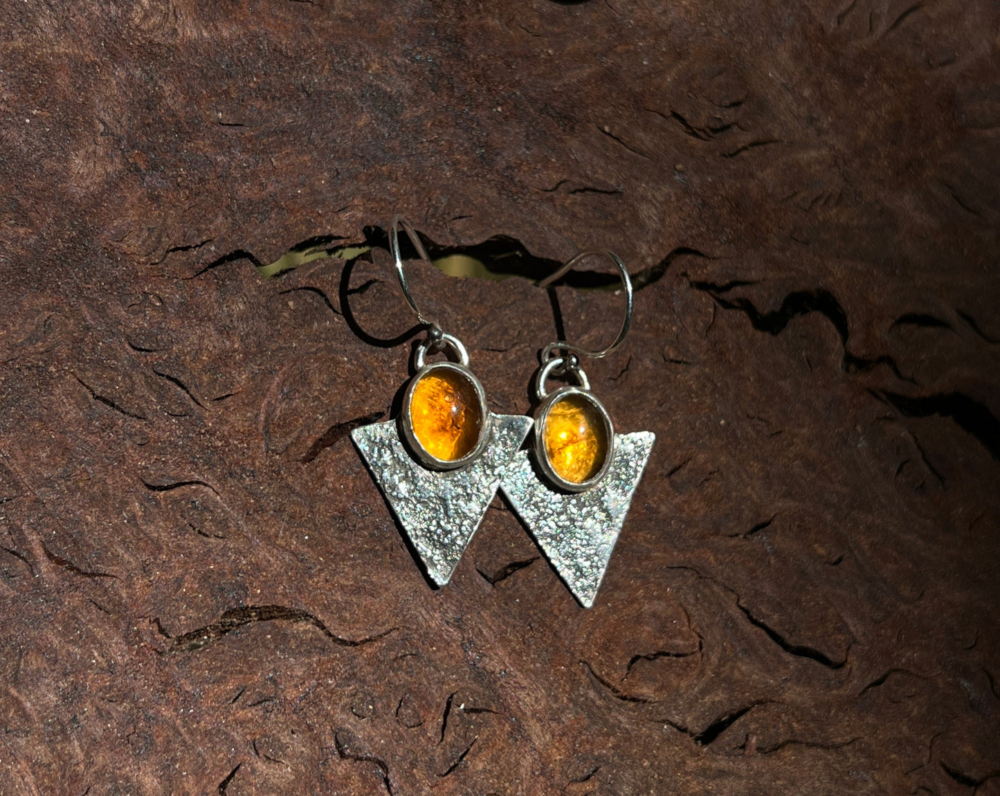 Amber Trinity Earrings