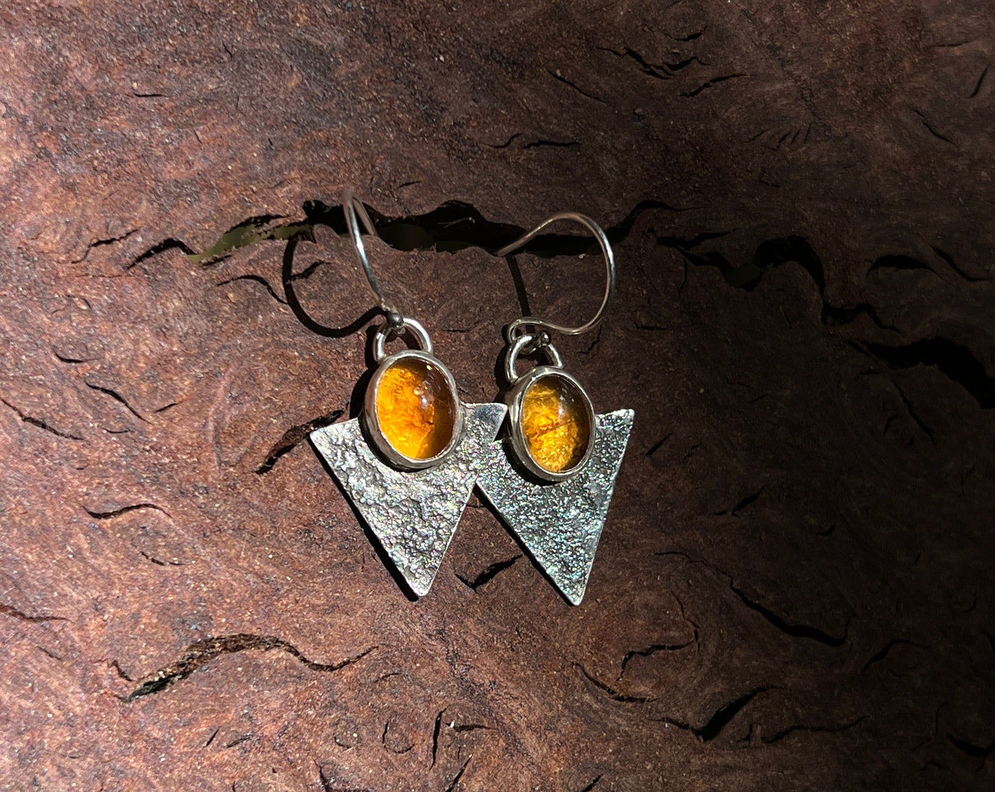 Amber Trinity Earrings