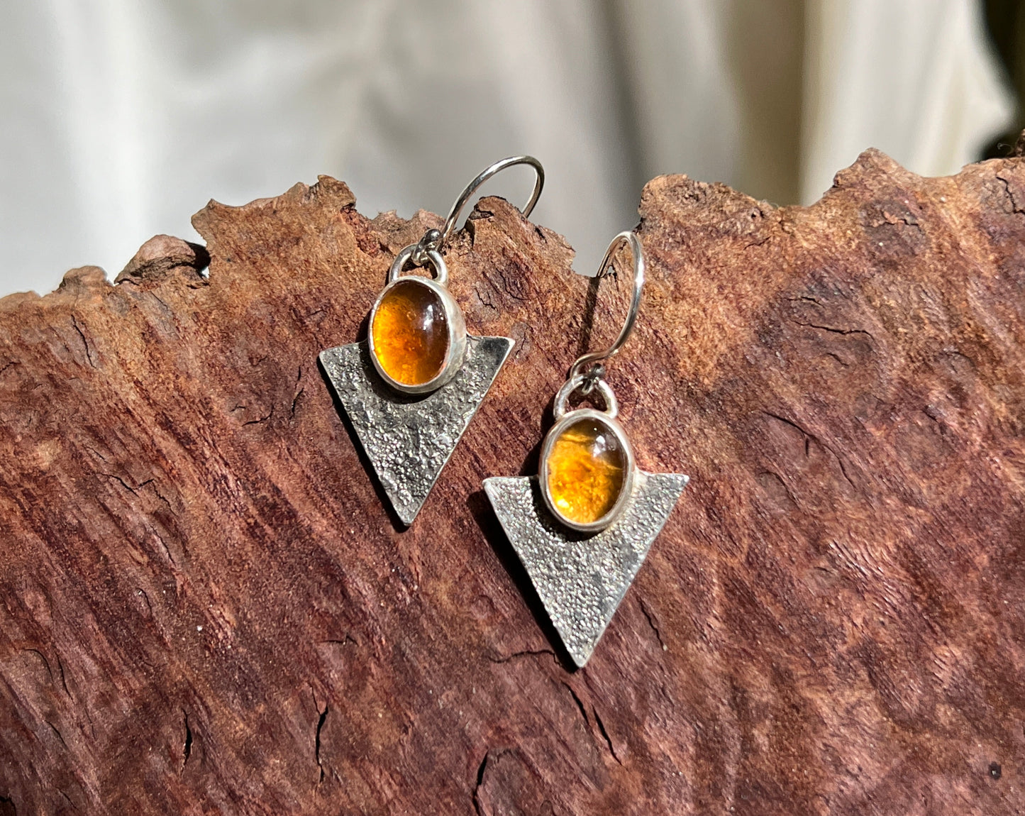 Amber Trinity Earrings