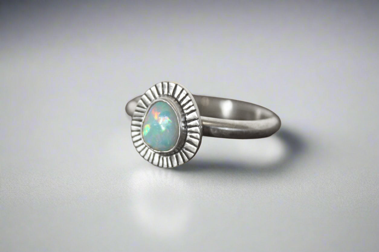 New Mexico Thistle Ring {sz.7.75}