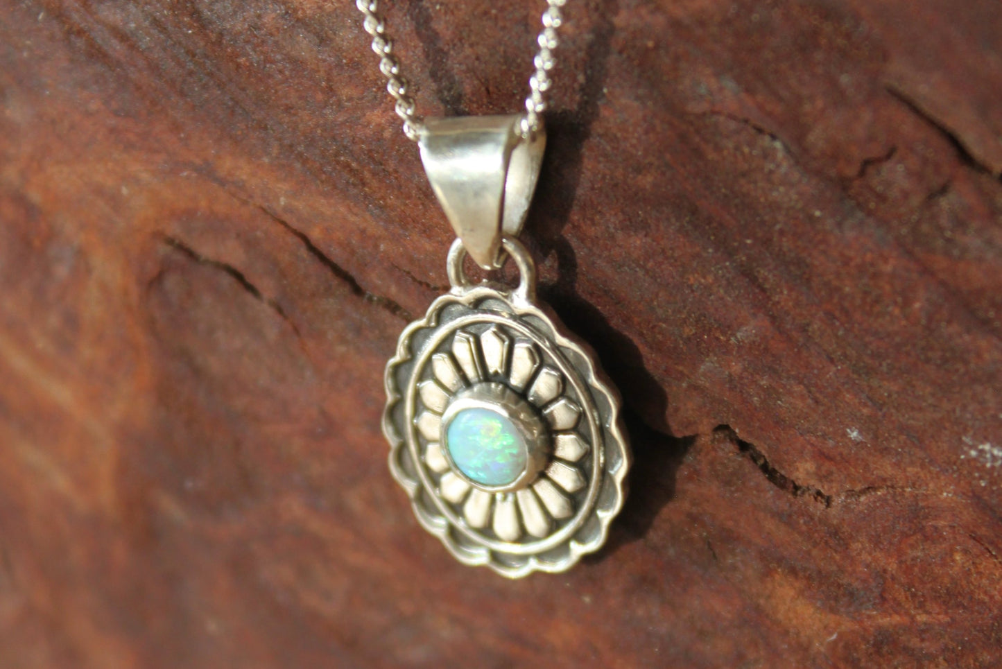 Opal Concho Necklace