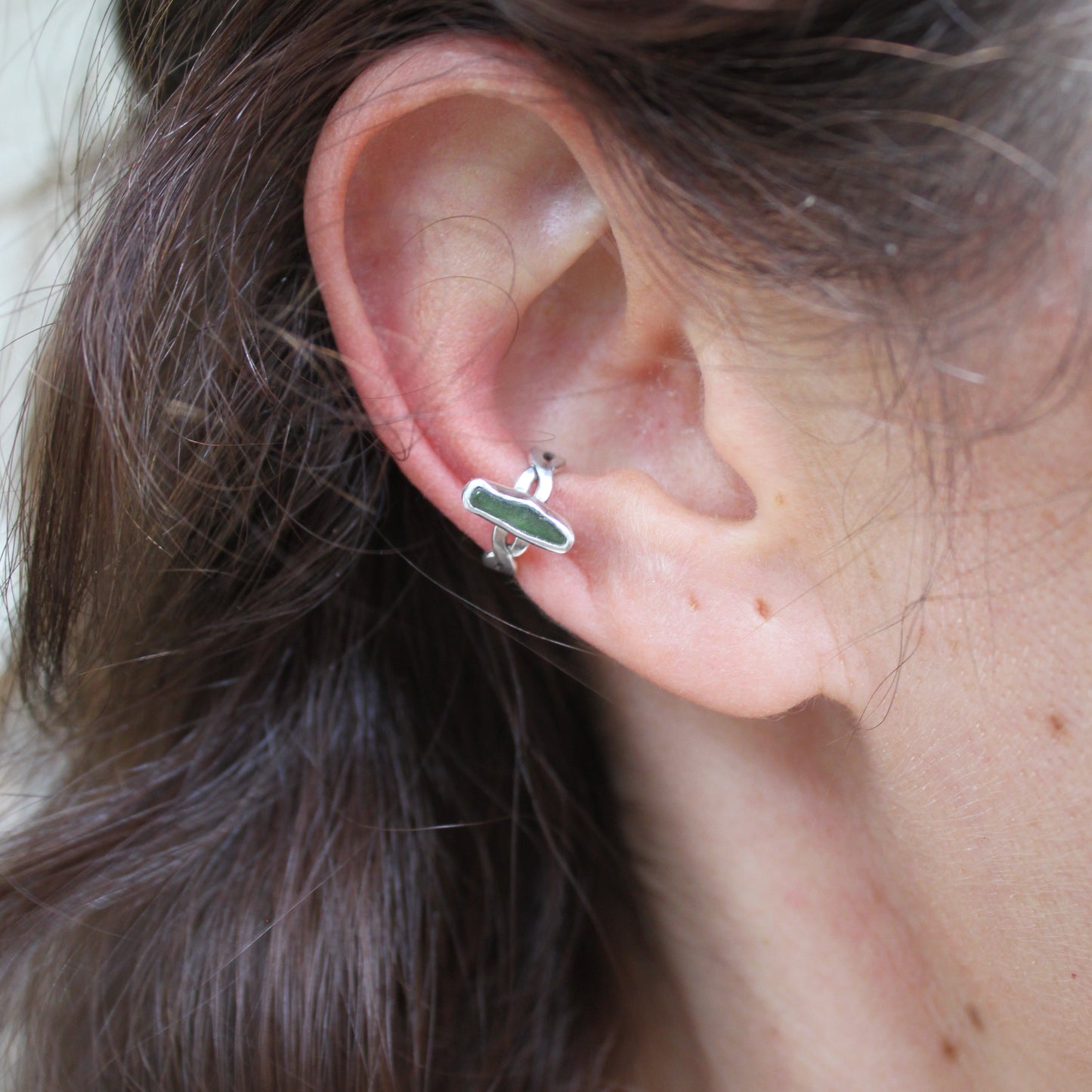 Sea Glass Ear Cuff
