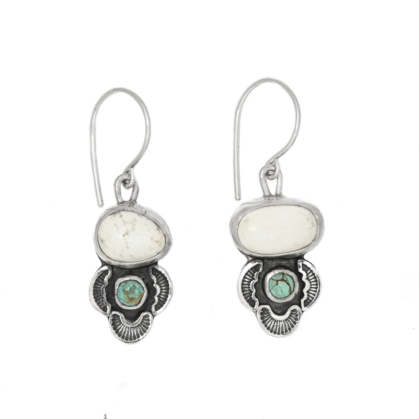 Wild Horse & Turquoise Earrings