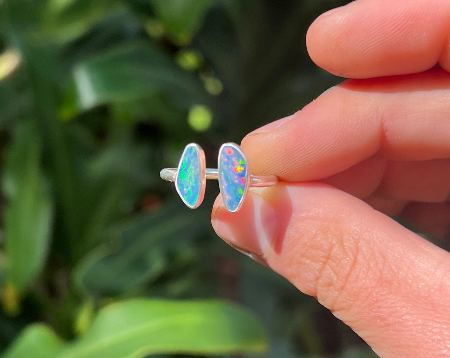 Twin Opal Ring {sz.6.5)