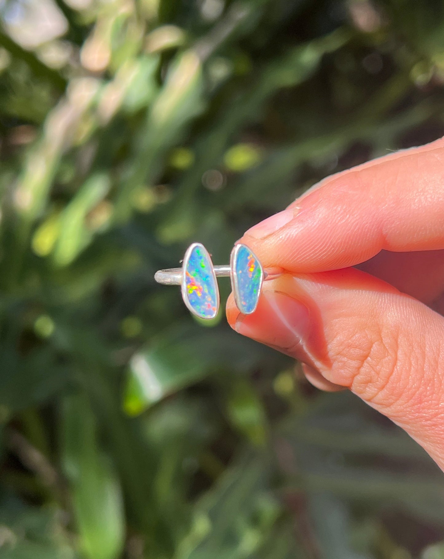 Twin Opal Ring {sz.6.5)