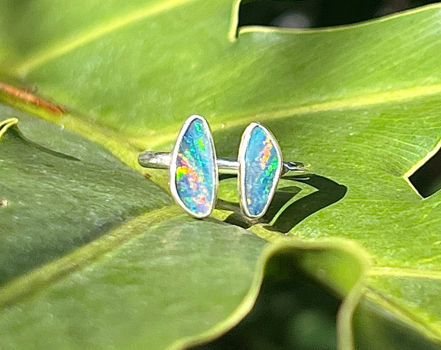 Twin Opal Ring {sz.6.5)
