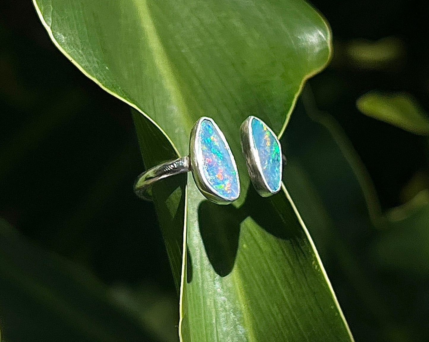 Twin Opal Ring {sz.6.5)