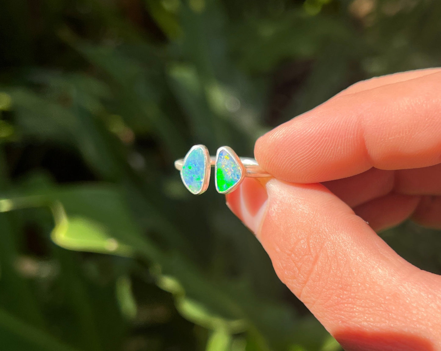 Twin Opal Ring {sz.8.5)