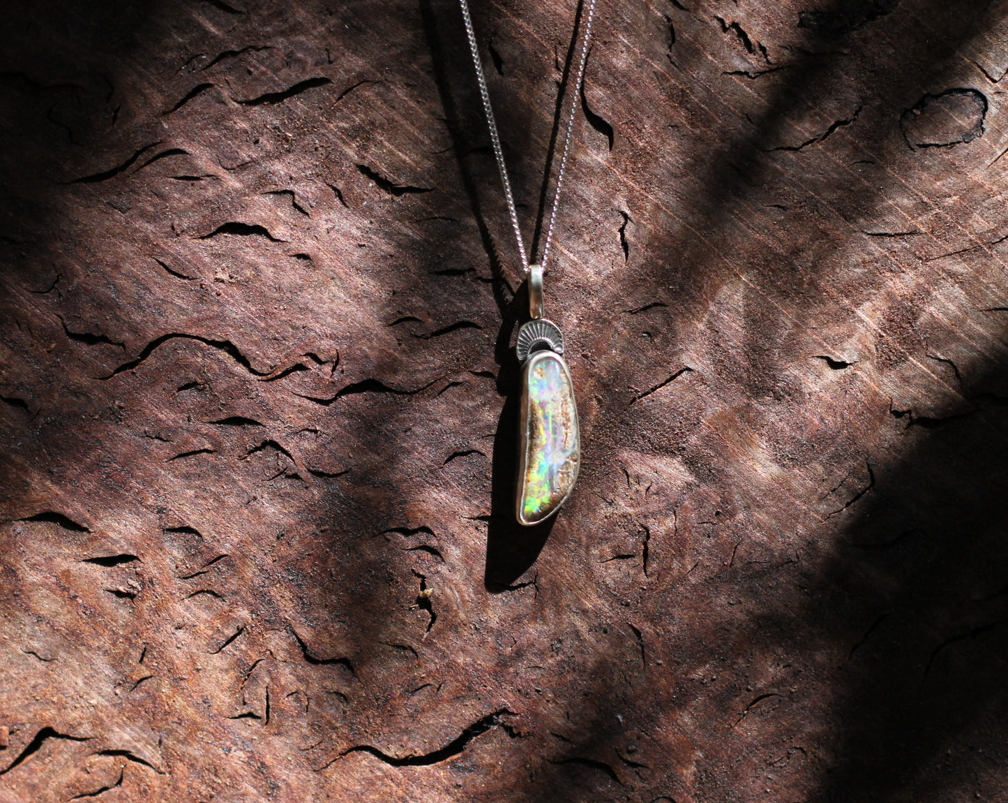 Pipe Opal Necklace