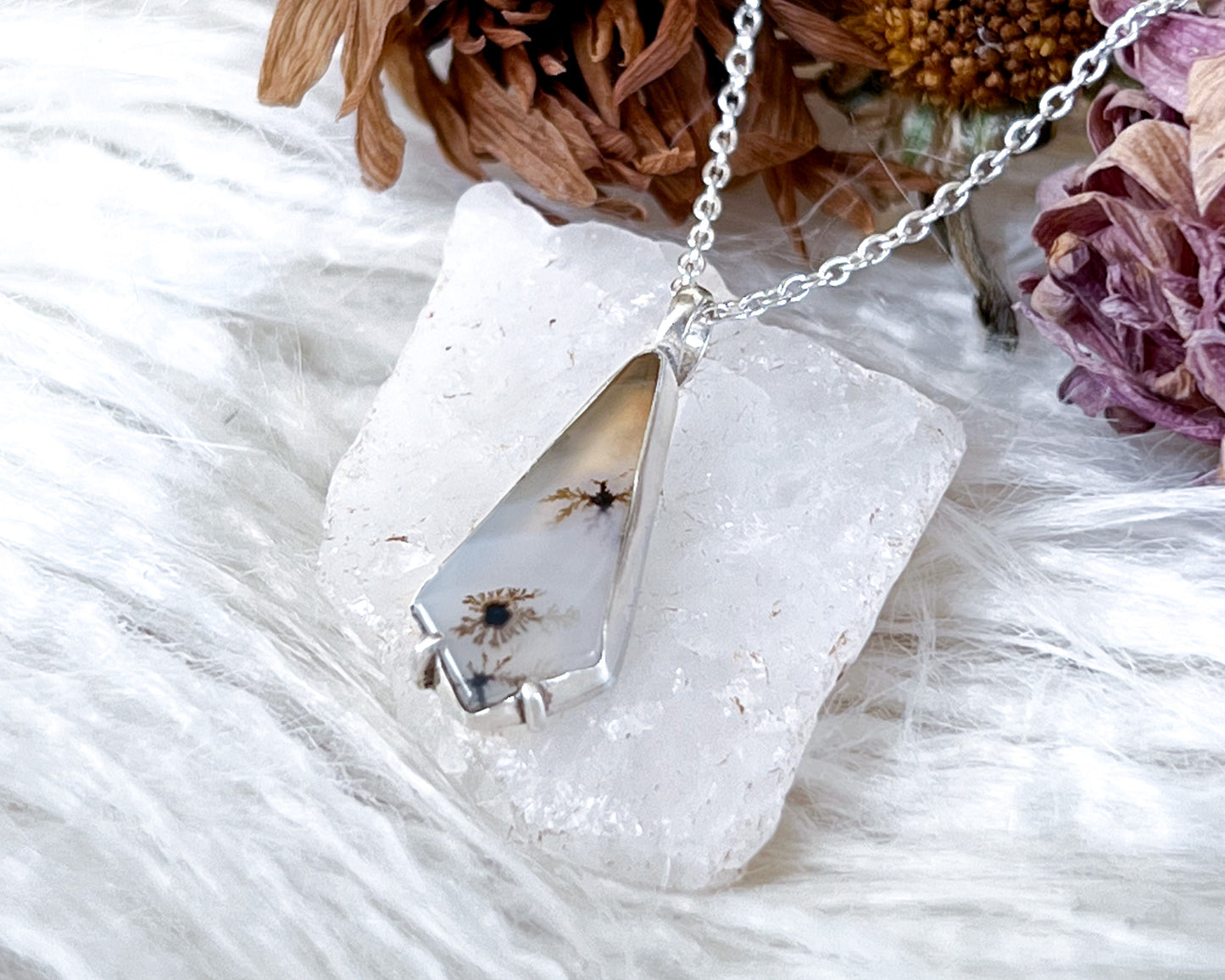 Dendritic Agate Necklace No. 3