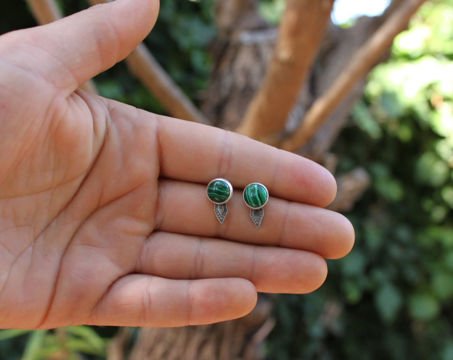 Malachite Studs