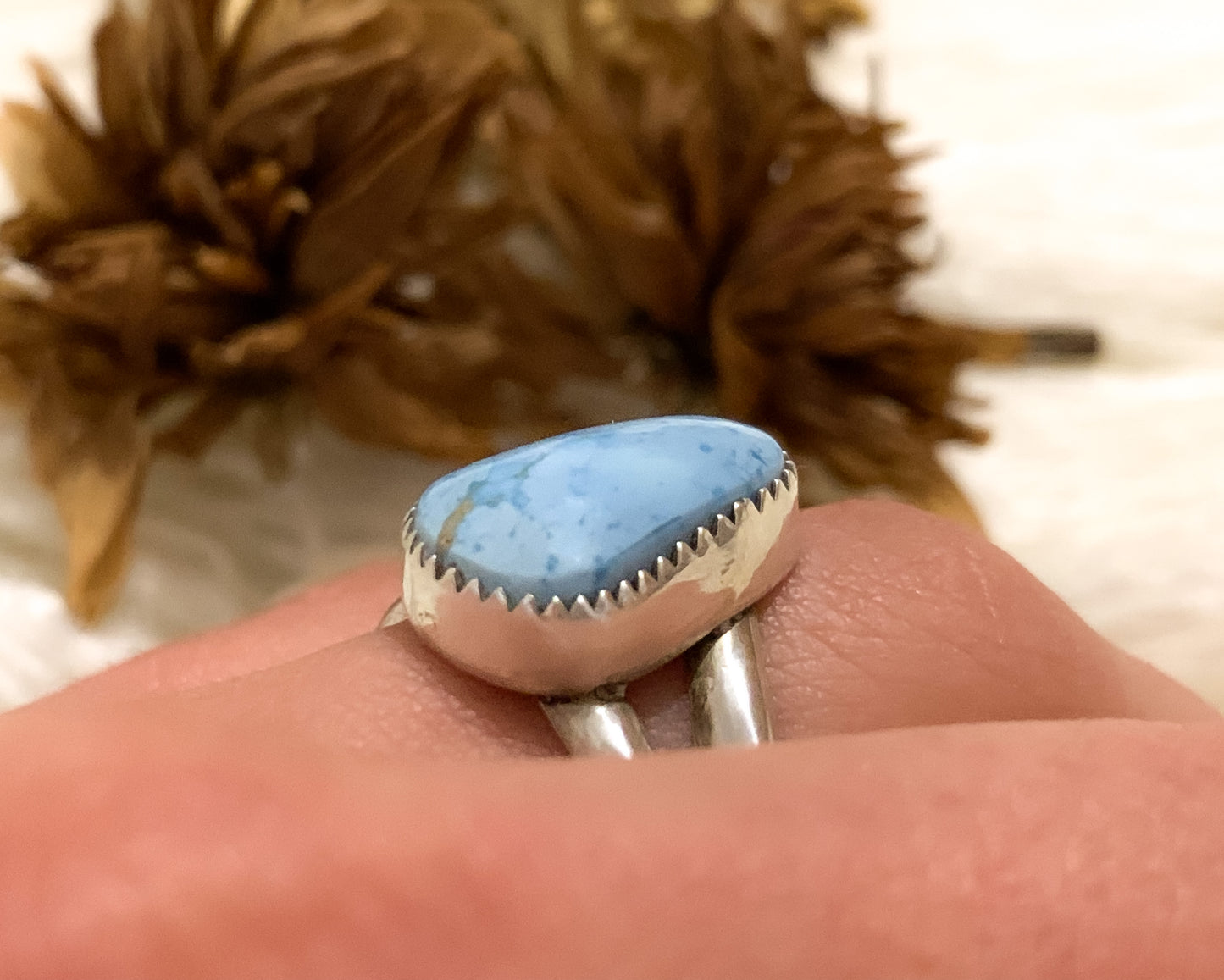 Lavender Turquoise Ring {sz.7}