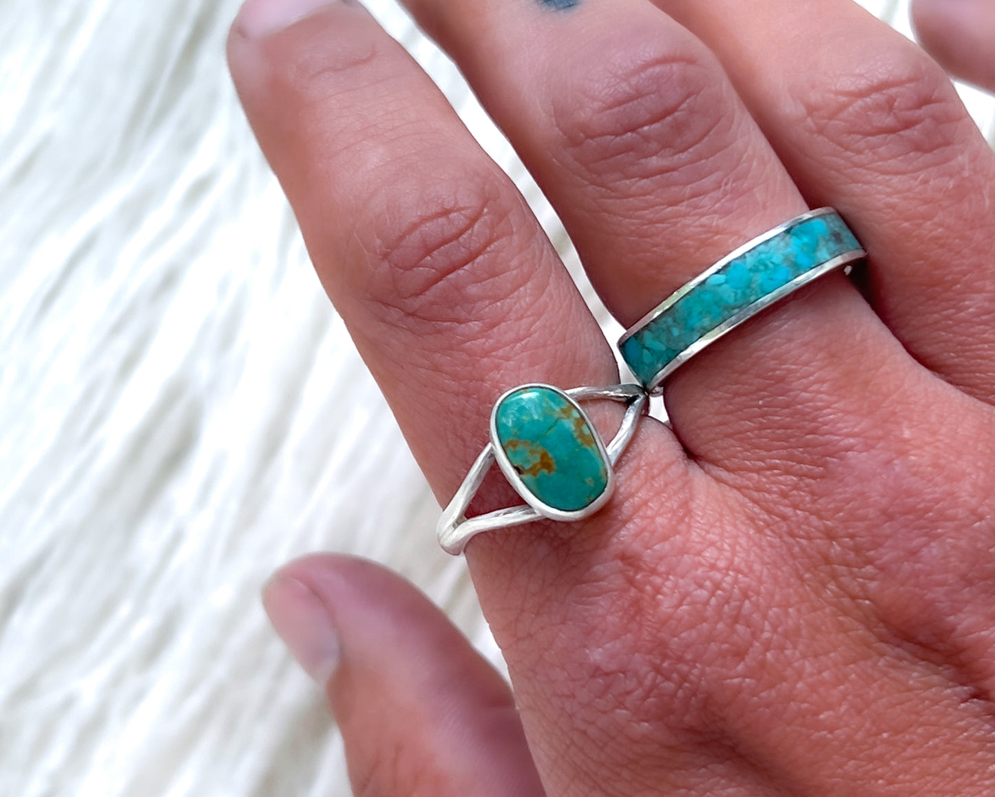 Cumpas Split Shank Ring {sz.8.5}