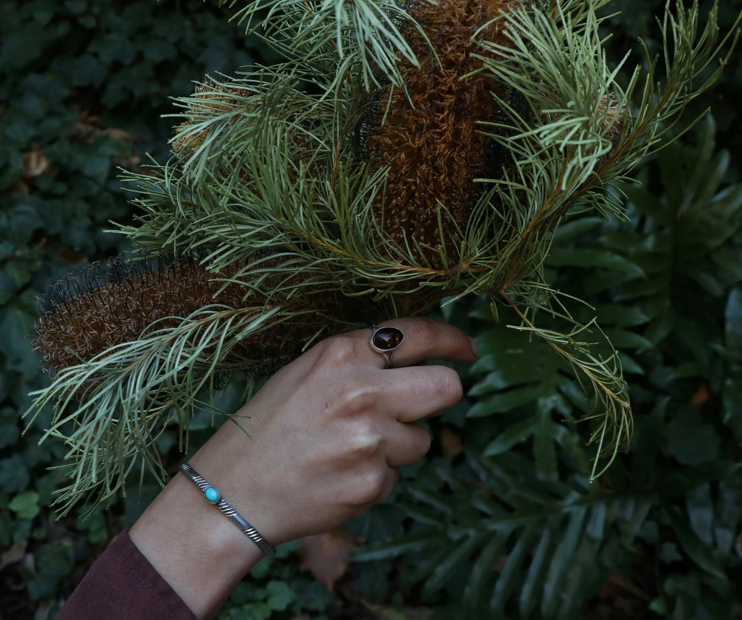 Fire Agate Ring {sz8.25}