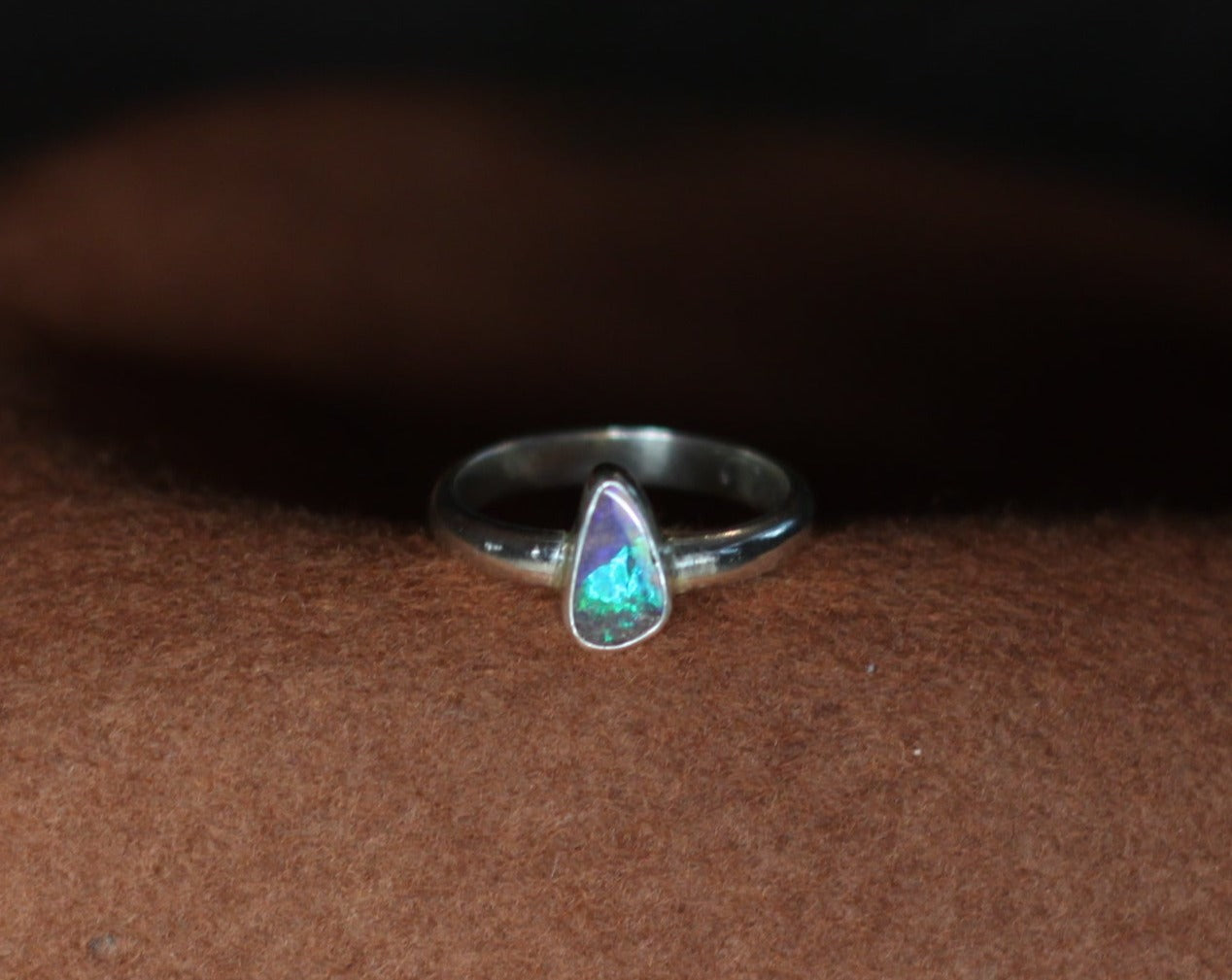 Boulder Opal Ring {sz.6.75}