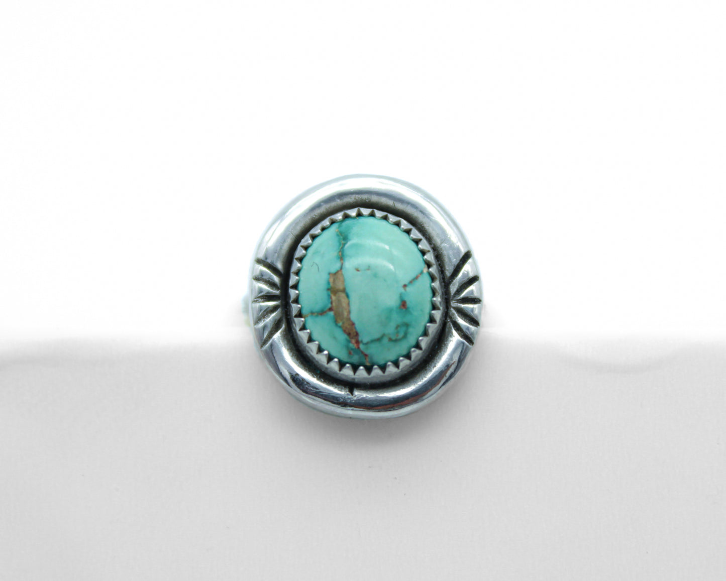 Sun Ray Turquoise Ring {sz.8}