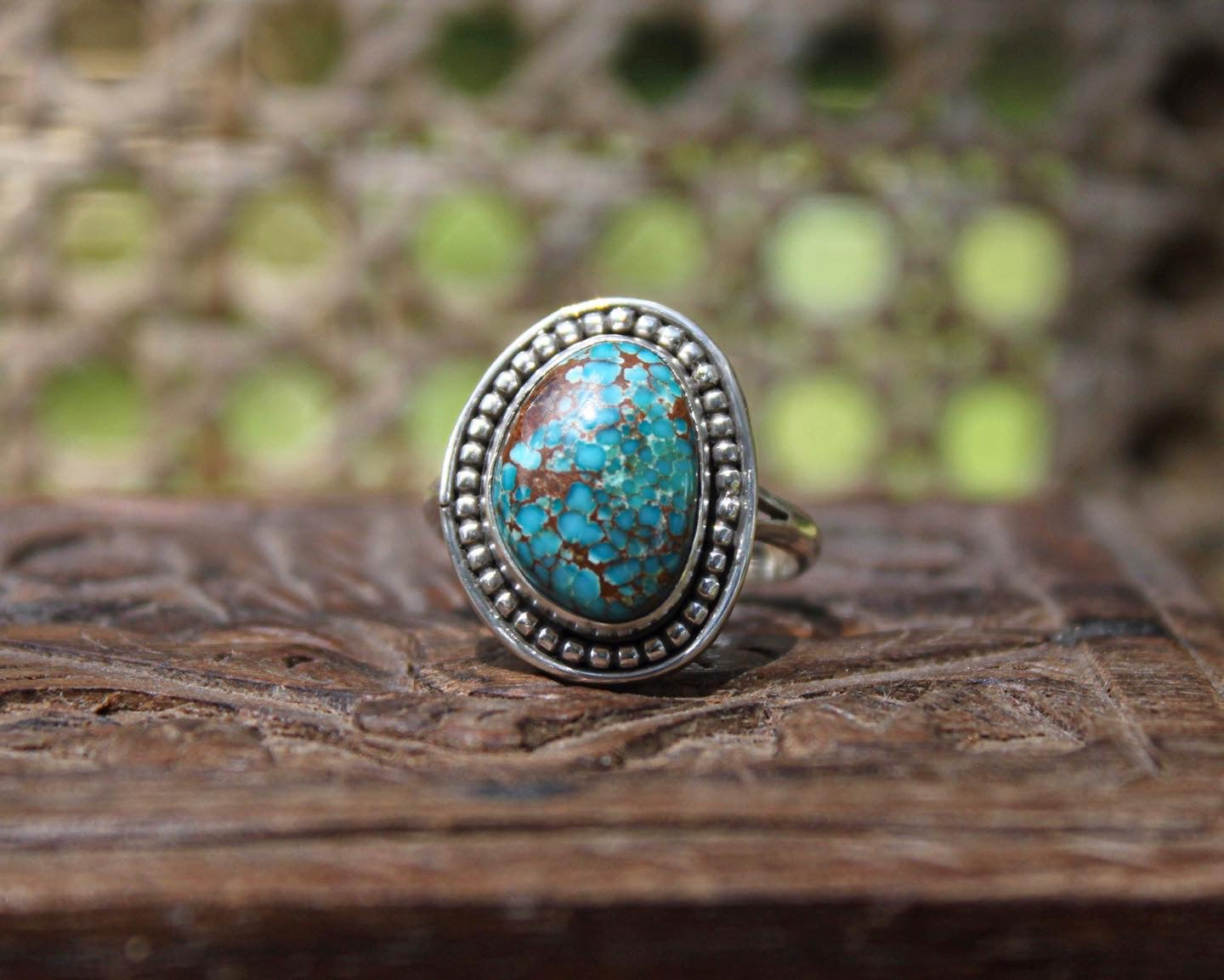 Pacific Blue Royston Ring {sz.8}