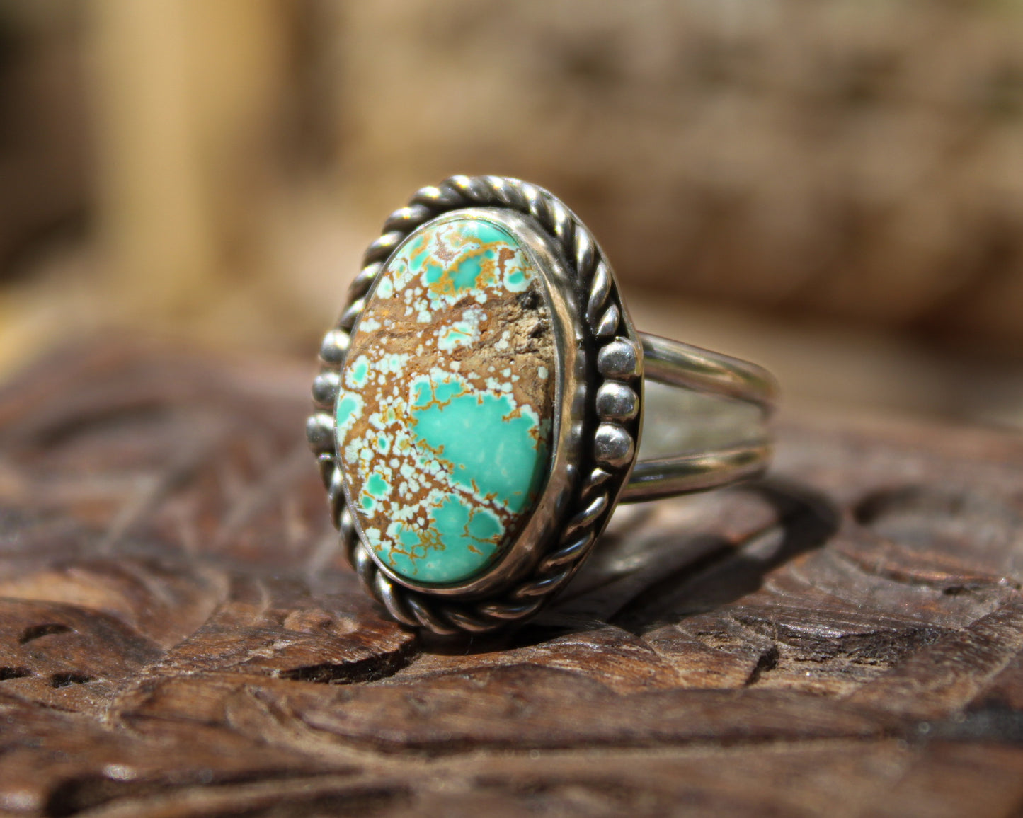 Sea Green Royston Ring {sz.9}