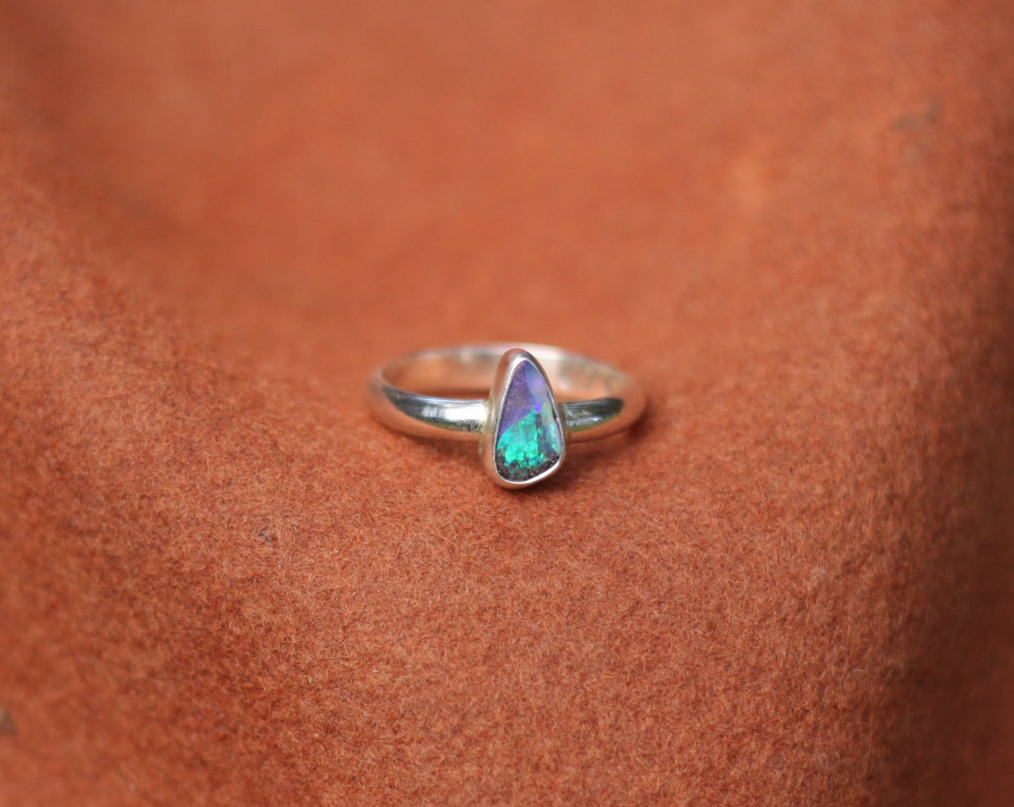 Boulder Opal Ring {sz.6.75}