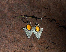 Load image into Gallery viewer, Amber Trinity Earrings
