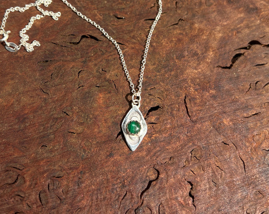 Malachite Charm Necklace