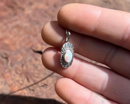 Opal Sunbeam Necklace