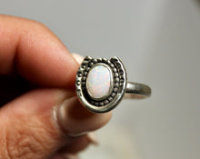 Load image into Gallery viewer, Opal Horseshoe Ring {sz.7.5}
