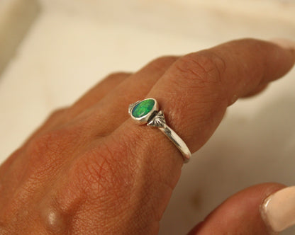 Green Opal Ring {sz.8.25}