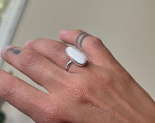 Load image into Gallery viewer, White Andamooka Ring {sz.6.25}
