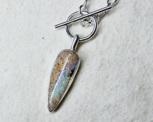 Opal Toggle Necklace