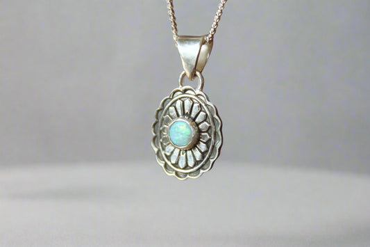 Opal Concho Necklace