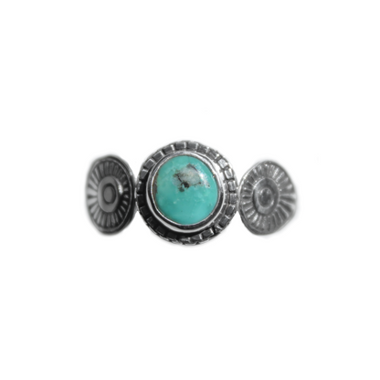 Decorative Turquoise Ring {sz.7}