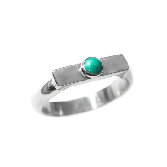 Turquoise Bar Ring {sz.8)