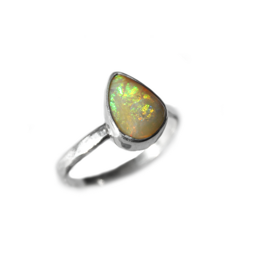 Teardrop Opal Ring {sz.6}