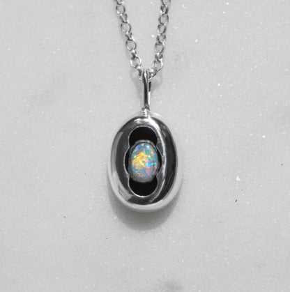 Opal Shadowbox Necklace