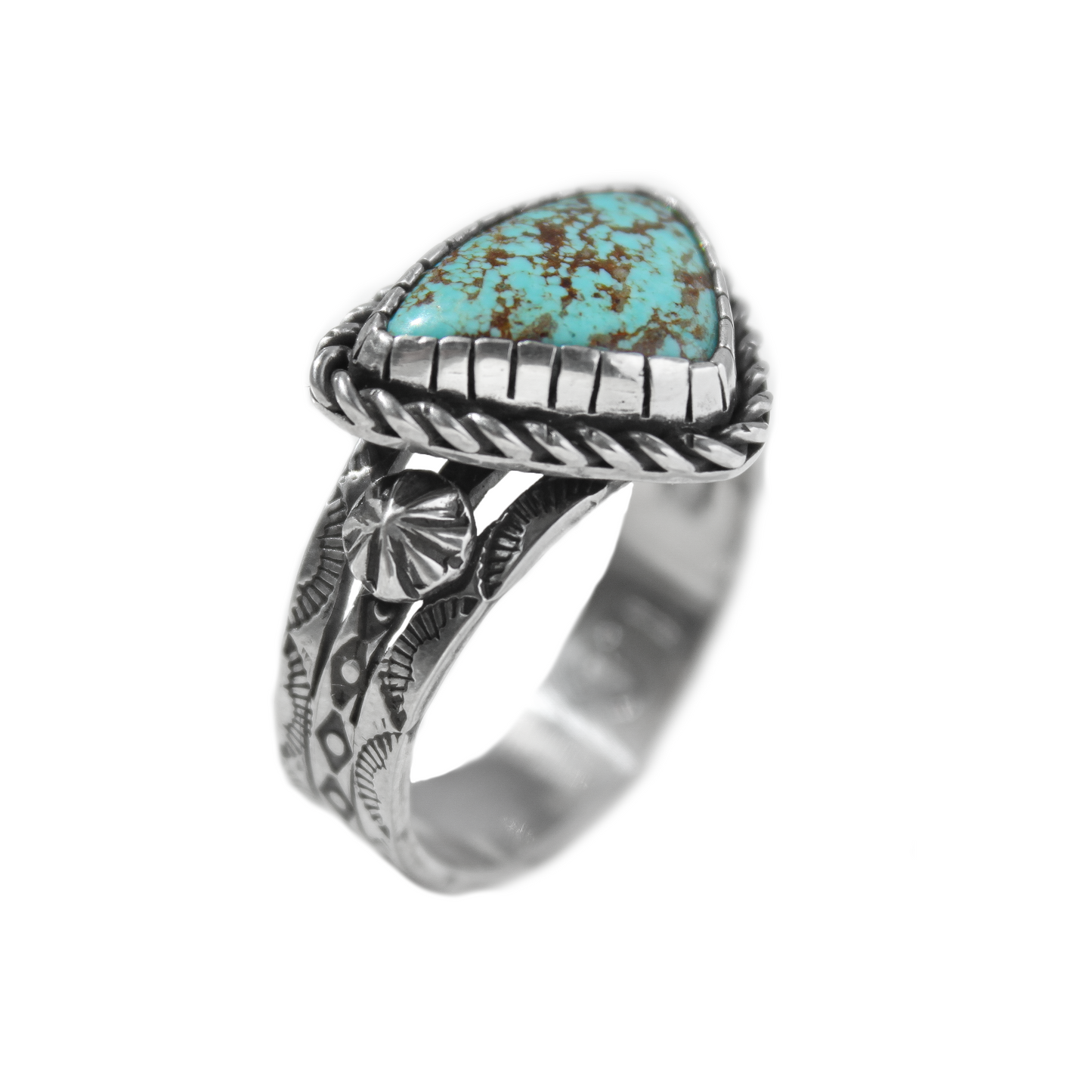 No. 8 Turquoise Ring {sz.11.5}