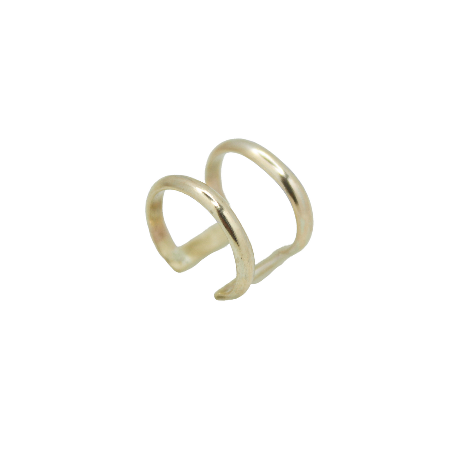 9ct Gold Double Band Ear Cuff