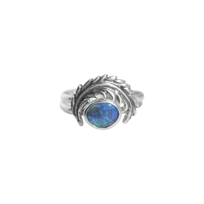 Lightning Ridge Stacking Rings {sz.8.75}