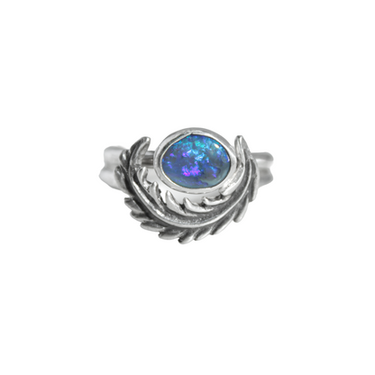 Lightning Ridge Stacking Rings {sz.8.75}