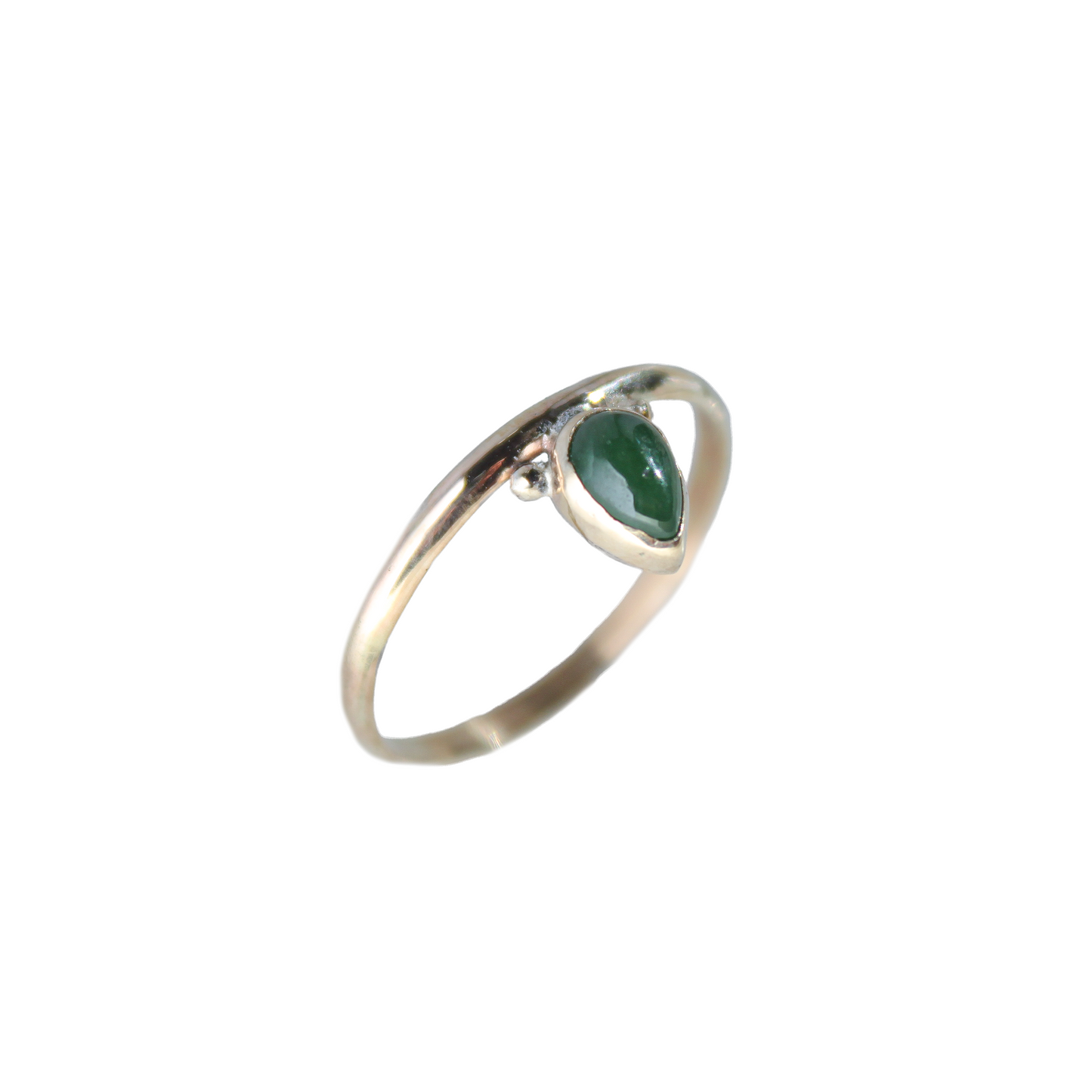 Gold & Jade Ring {sz.9.5}