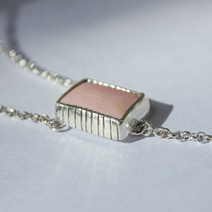 Peruvian Pink Lariat Necklace