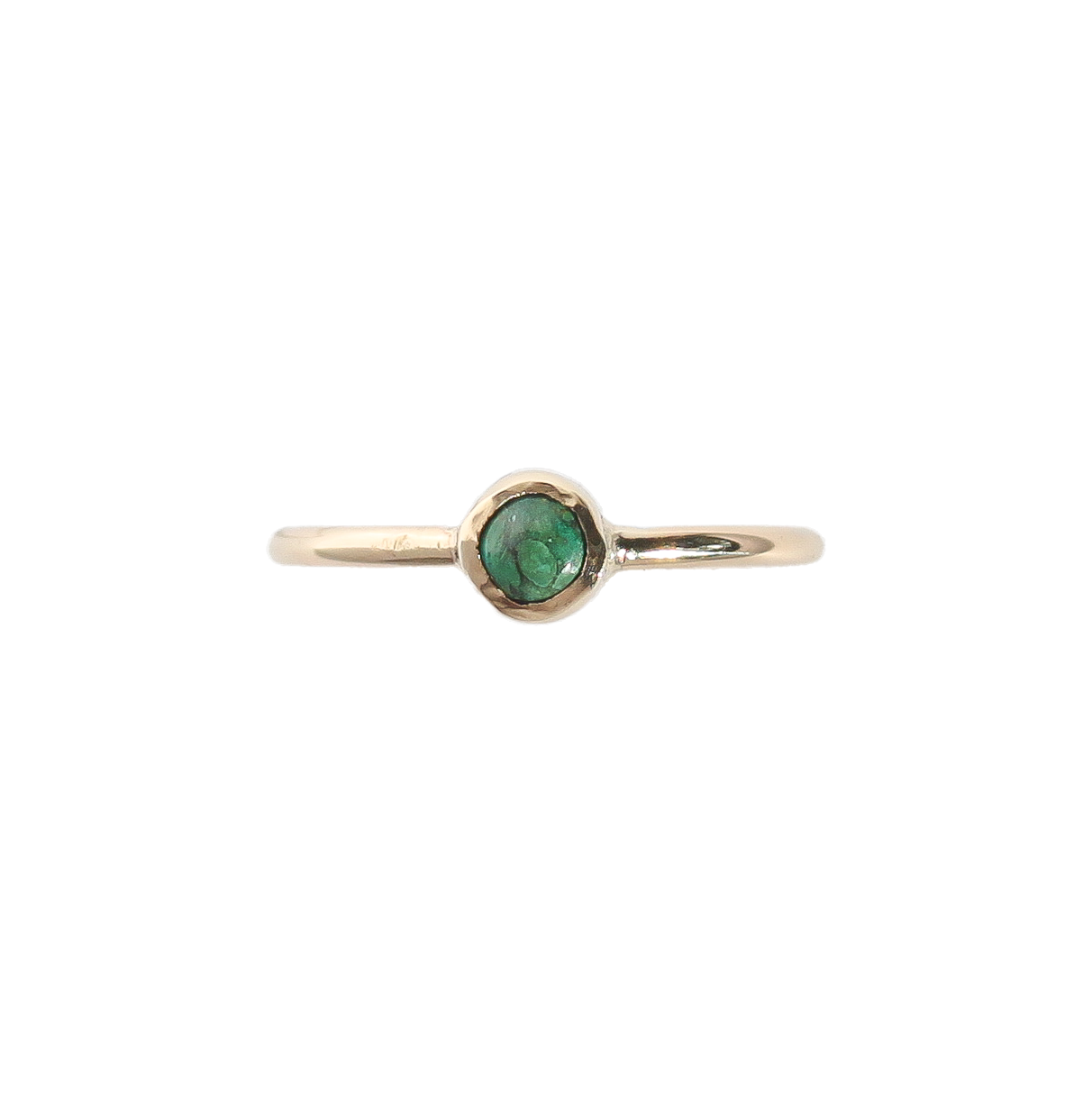 9ct Gold & Turquoise Ring {sz.6.5}