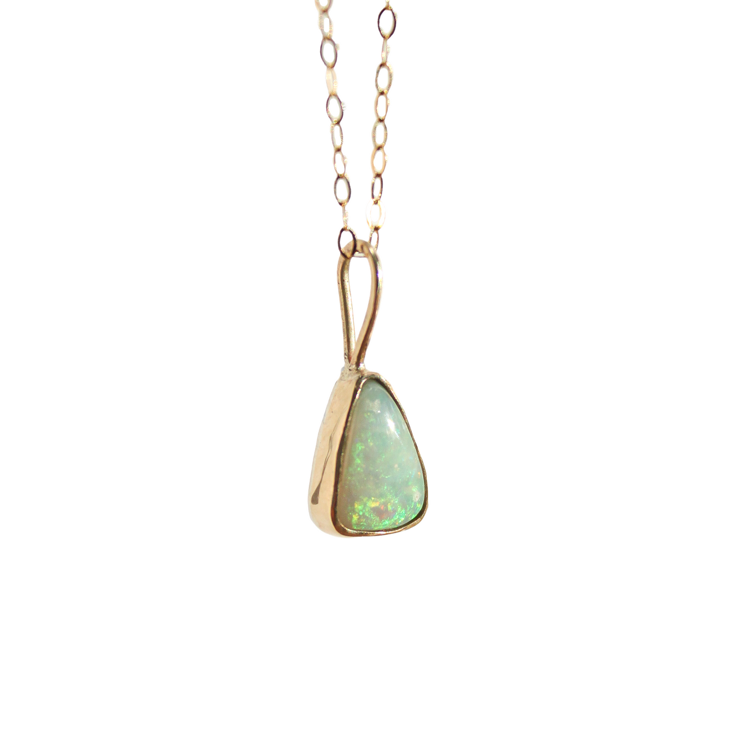 9ct Gold & Opal Necklace