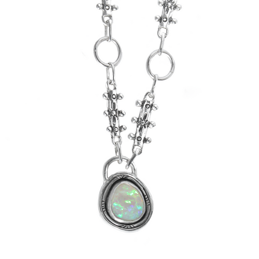 Opal Barlink Chain Necklace