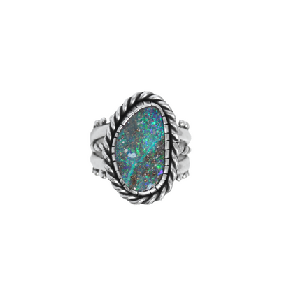 Boulder Opal Ring {sz.9}