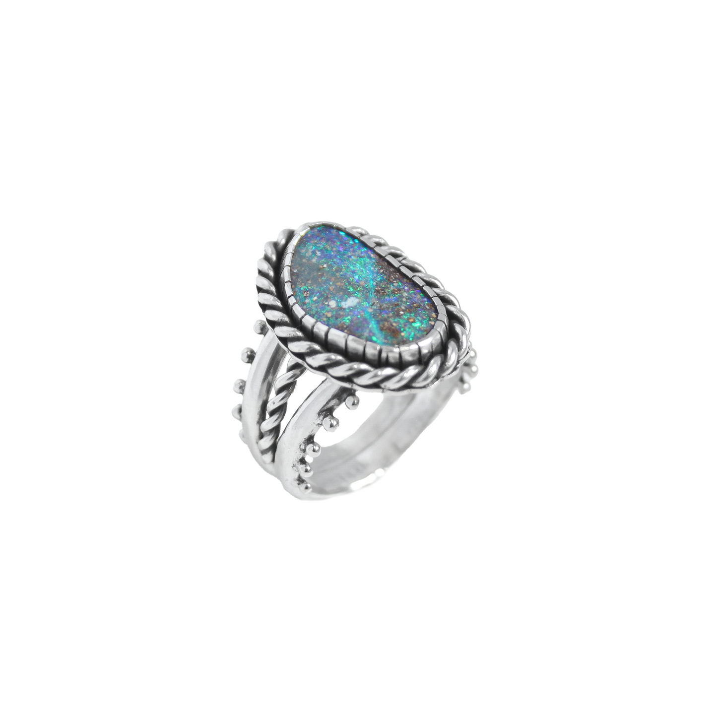 Boulder Opal Ring {sz.9}