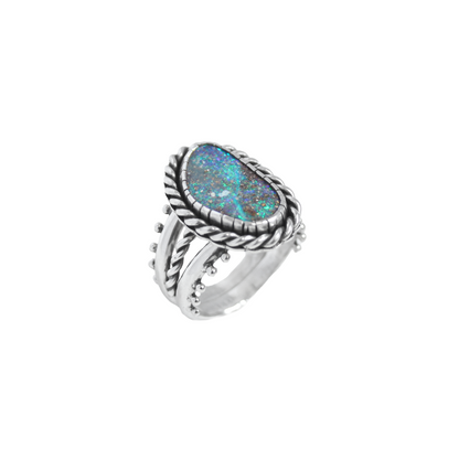 Boulder Opal Ring {sz.9}