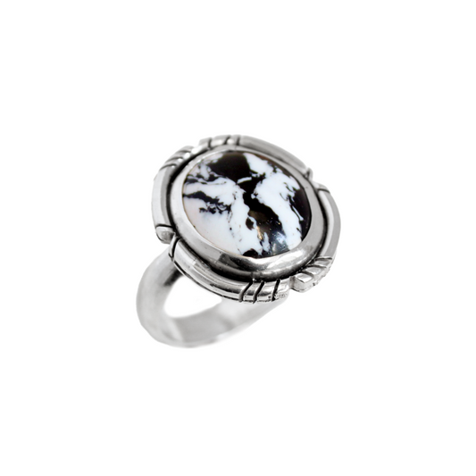 White Buffalo Ring {sz.8}