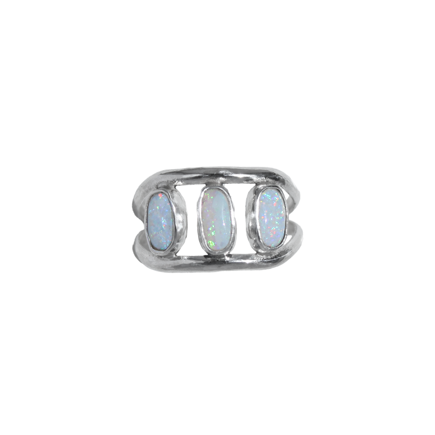 Triple Opal Ring {sz.8.5}