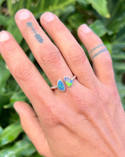 Load image into Gallery viewer, Twin Opal Ring {sz.8.5)
